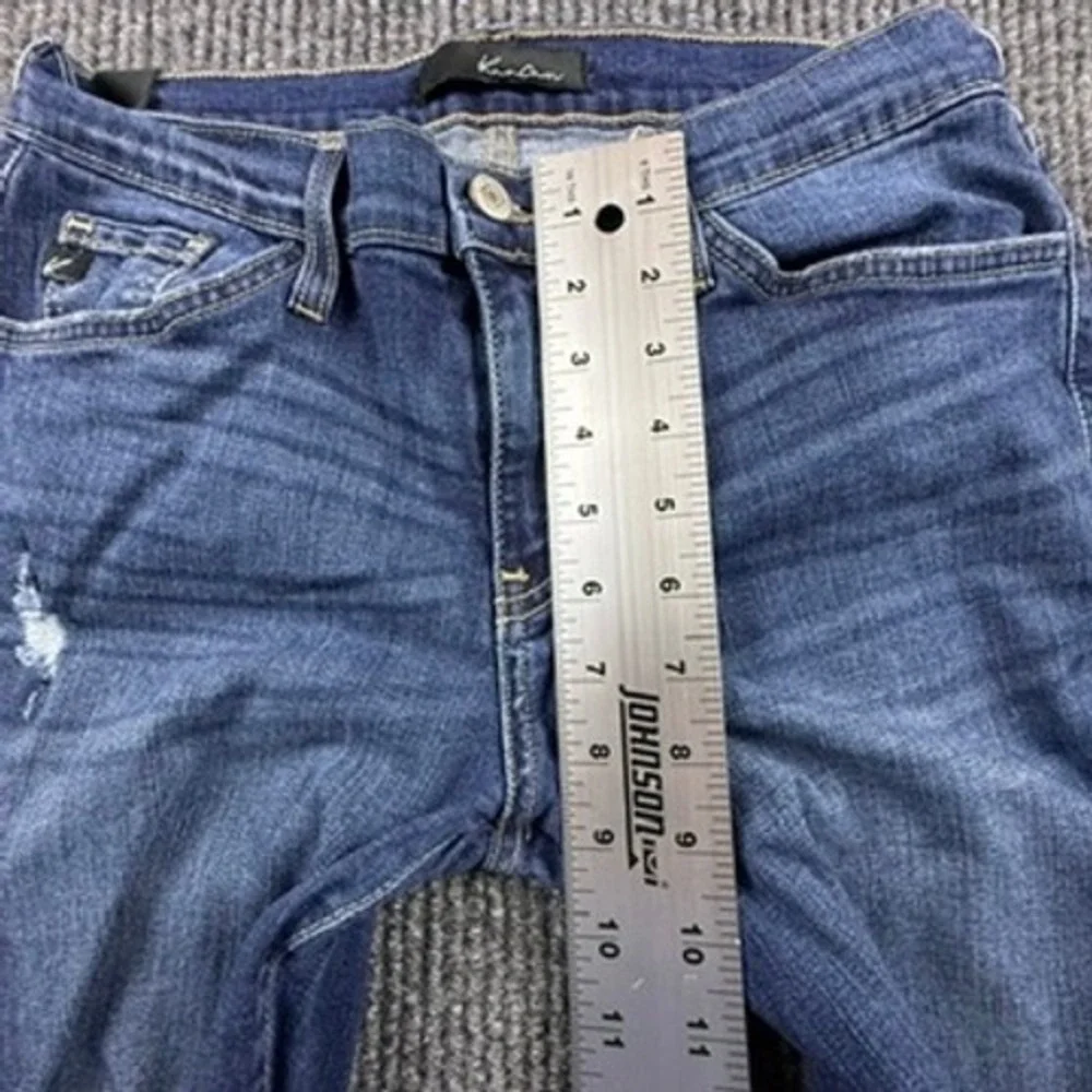 KanCan Distressed‎ Straight Leg Jeans Womens Size 26 Medium Wash BK1231 USA Made